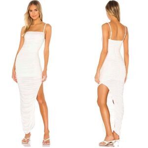 Superdown Milani Rouched Maxi Dress Size Medium